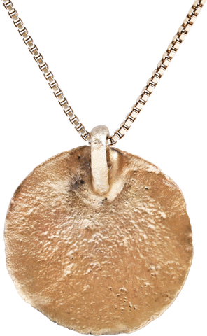 MEDIEVAL CHRISTIAN WHEEL OF FORTUNE AMULET NECKLACE, 6TH-10TH CENTURY AD - Fagan Arms