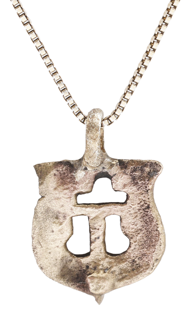 MEDIEVAL HERALDIC PENDANT NECKLACE C.1450-1600 - Fagan Arms