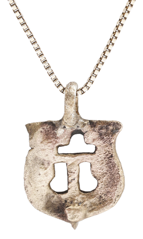 MEDIEVAL HERALDIC PENDANT NECKLACE C.1450-1600 - Fagan Arms