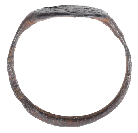 ROMAN CHRISTIAN RING C.300-600 AD, SIZE 8 ¼ - Fagan Arms