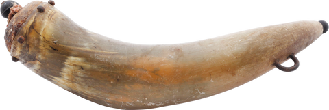 REVOLUTIONARY WAR RIFLE HORN, C.1770 - Fagan Arms
