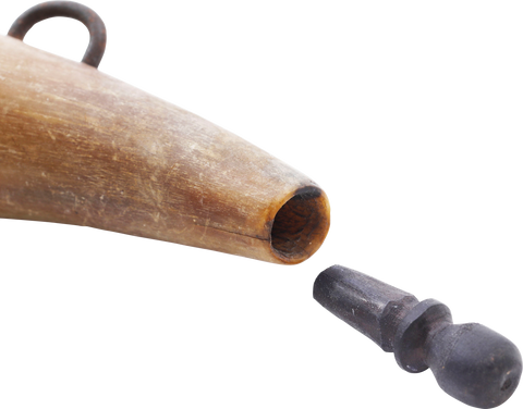 REVOLUTIONARY WAR RIFLE HORN, C.1770 - Fagan Arms
