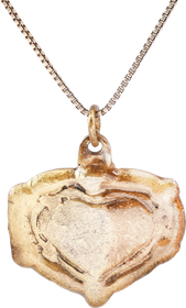VIKING HEART PENDANT NECKLACE, 9TH-10TH CENTURY AD - Fagan Arms
