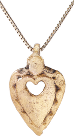 FINE VIKING HEART PENDANT NECKLACE, 9TH-11TH CENTURY AD - Fagan Arms