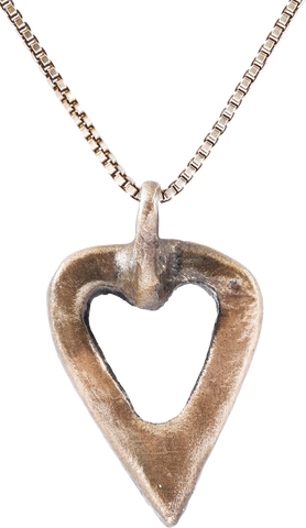 ANCIENT VIKING HEART PENDANT NECKLACE, 866-1067 AD - Fagan Arms