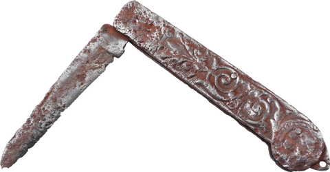 CIVIL WAR FOLDING KNIFE, PROBABLY CONFEDERATE - Fagan Arms