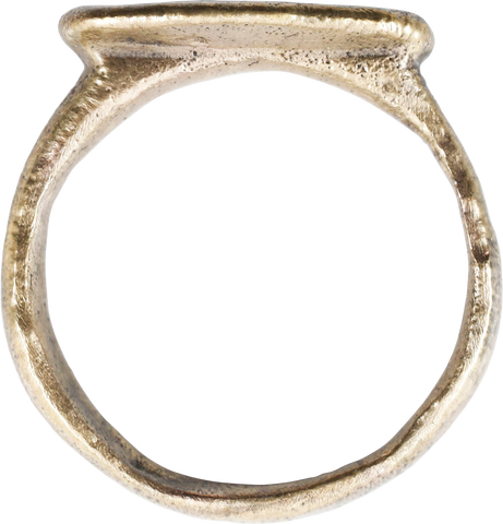 ANCIENT ROMAN/MEDIEVAL EVIL EYE RING, 4TH-8TH CENTURY AD, SIZE 8 3/4 - Fagan Arms