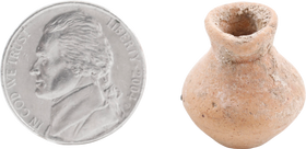 EGYPTIAN MINIATURE FUNERARY VESSEL C.30BC-4TH CENTURY AD - Fagan Arms