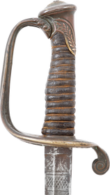 CIVIL WAR INFANTRY OFFICERS SWORD 1850 PATTERN - Fagan Arms
