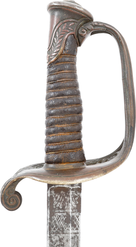 CIVIL WAR INFANTRY OFFICERS SWORD 1850 PATTERN - Fagan Arms