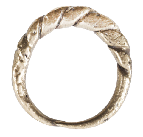 VIKING WARRIOR’S ROPED OR TWIST RING, C.866-1067 AD, SIZE 10 ¾ - Fagan Arms