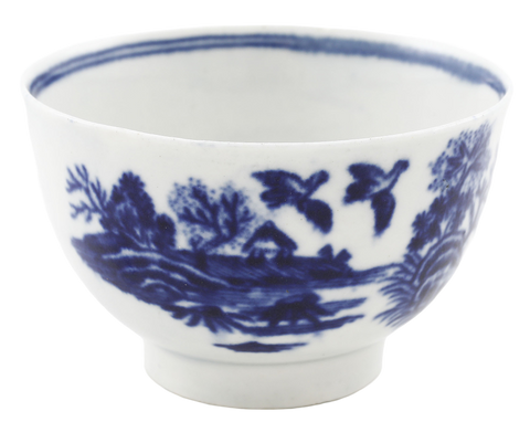 WORCESTER TEA BOWL C.1770-83 - Fagan Arms