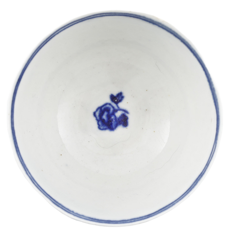 WORCESTER TEA BOWL C.1770-83 - Fagan Arms
