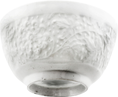 ENGLISH EXPORT PORCELAIN TEA BOWL, DR. WALL PERIOD, C.1770-83 - Fagan Arms