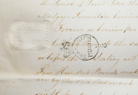 ENGLISH INDENTURE Dec 12, 1791 - Fagan Arms