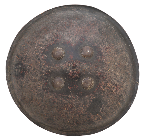 INDIAN HORSEMAN’S HIDE SHIELD, THAME PARK ARMORY - Fagan Arms