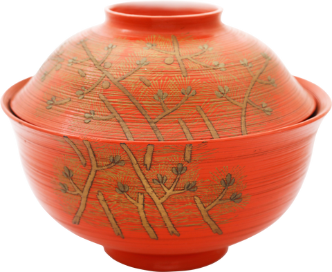 JAPANESE LACQUERED COVERED BOWL MEIJI PERIOD, 1867-1912 - Fagan Arms