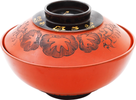 JAPANESE LACQUERED COVERED BOWL MEIJI PERIOD, 1867-1912 - Fagan Arms