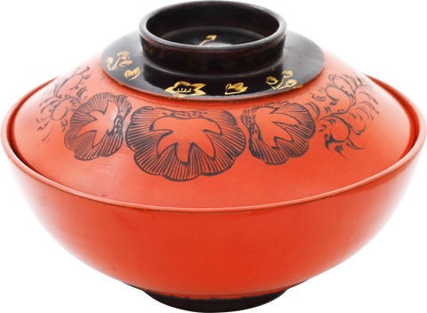 JAPANESE LACQUERED COVERED BOWL MEIJI PERIOD, 1867-1912 - Fagan Arms