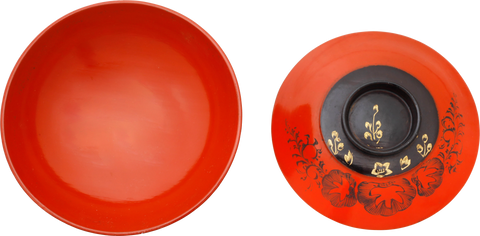 JAPANESE LACQUERED COVERED BOWL MEIJI PERIOD, 1867-1912 - Fagan Arms