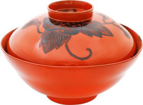 JAPANESE LACQUER BOWL AND COVER MEIJI PERIOD, 1867-1912 - Fagan Arms