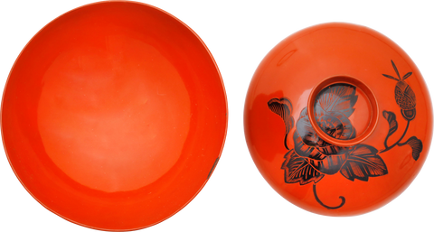 JAPANESE LACQUER BOWL AND COVER MEIJI PERIOD, 1867-1912 - Fagan Arms