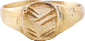MEDIEVAL WOMAN’S RING, 8TH-10TH CENTURY, SIZE 8 1/2 - Fagan Arms