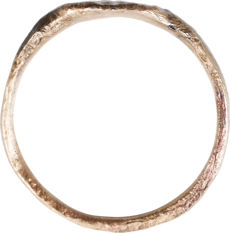 MEDIEVAL EUROPEAN CHRISTIAN RING 9TH-11TH CENTURY, SIZE 8 ¾ - Fagan Arms