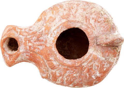 ROMAN OIL LAMP TIME OF CHRIST, 37BC-50AD - Fagan Arms