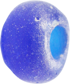VIKING BLUE GLASS BEAD, 8TH-9TH CENTURY AD - Fagan Arms