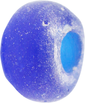 VIKING BLUE GLASS BEAD, 8TH-9TH CENTURY AD - Fagan Arms