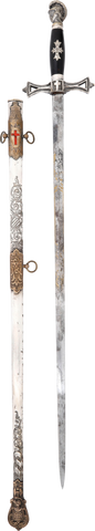 FINE KNIGHTS TEMPLAR SWORD C.1890’S - Fagan Arms