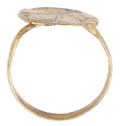 BYZANTINE CHRISTIAN RING 500-800 AD, SIZE 10 - Fagan Arms
