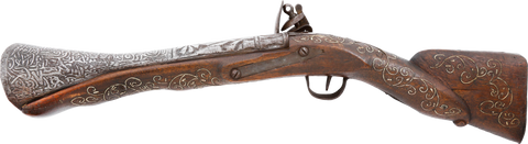 OTTOMAN TURKISH FLINTLOCK BLUNDERBUSS, C.1800 - Fagan Arms