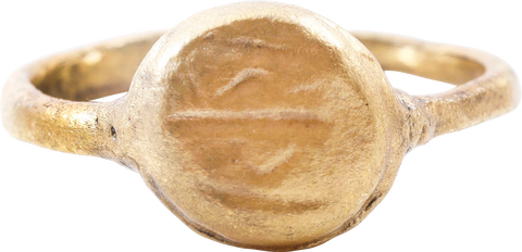 ROMAN SIGNET RING, C100-350AD, SIZE 7 1/2 - Fagan Arms
