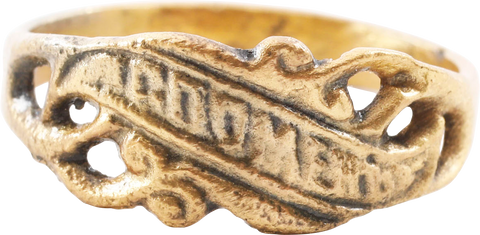 EASTERN EUROPEAN/BALKAN SWEETHEART RING 19TH CENTURY, SIZE 9 1/2 - Fagan Arms