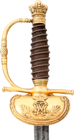 BRITISH COURT SWORD FOR A MEMBER OF THE ROYAL HOUSEHOLD, 1830-37 - Fagan Arms