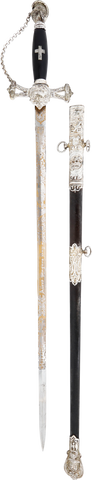FINE KNIGHTS TEMPLAR SWORD C.1890’S - Fagan Arms