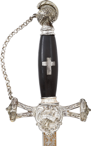 FINE KNIGHTS TEMPLAR SWORD C.1890’S - Fagan Arms