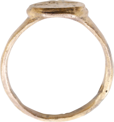 MEDIEVAL EUROPEAN CHRISTIAN RING C.6TH-10 CENTURY AD, SIZE 10 ¾ - Fagan Arms