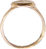 MEDIEVAL EUROPEAN CHRISTIAN RING C.6TH-10 CENTURY AD, SIZE 10 ¾ - Fagan Arms
