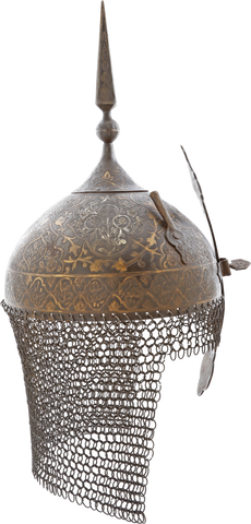 FINE INDOPERSIAN KUHLA KHUD 17TH-18TH CENTURY - Fagan Arms