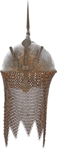 18TH CENTURY INDOPERSIAN KULAH KHUD - Fagan Arms