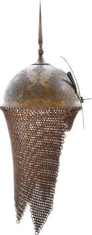 18TH CENTURY INDOPERSIAN KULAH KHUD - Fagan Arms