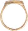 ROMAN SIGNET RING, 100-450 AD, SIZE 7 ¾ - Fagan Arms