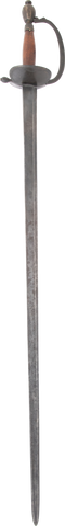 ENGLISH OFFICER'S SPADROON C.1775, REVOLUTIONARY WAR PERIOD - Fagan Arms