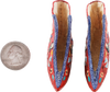PAIR OF MINIATURE CHINESE SHOES FOR FOOT BINDING - Fagan Arms