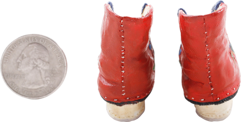 PAIR OF MINIATURE CHINESE SHOES FOR FOOT BINDING - Fagan Arms