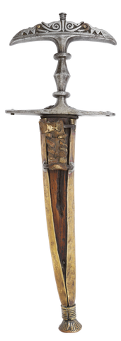 RARE INDOPERSIAN (HUNDU KUSH) DAGGER JAMDAR KATARI - Fagan Arms