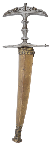 RARE INDOPERSIAN (HUNDU KUSH) DAGGER JAMDAR KATARI - Fagan Arms